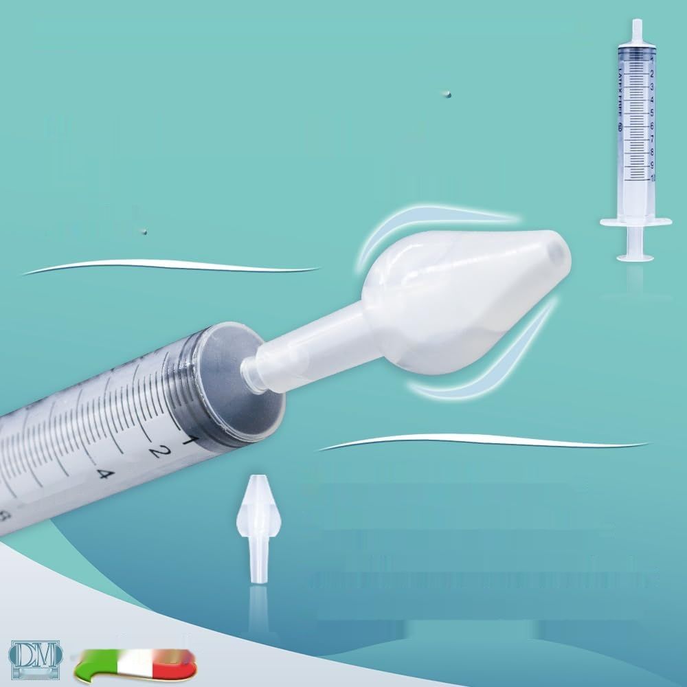 MUMI&#39;S Nasal Shower - Zestaw 4 strzykawek do płukania nosa dla dzieci.