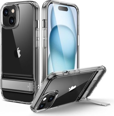 ESR Etui iPhone 15 Boost, Metalowa podstawka, Wojskowa ochrona