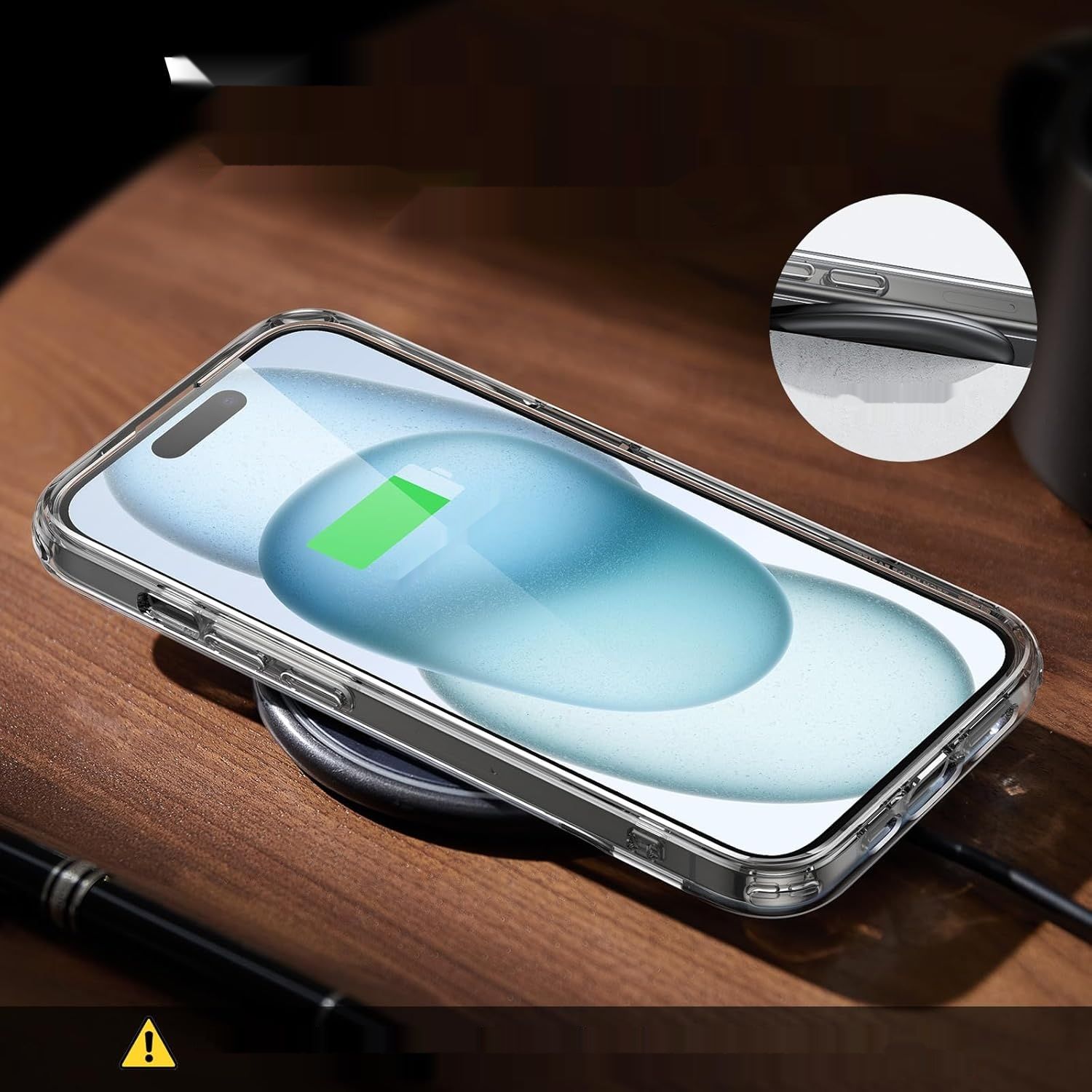 ESR Etui iPhone 15 Boost, Metalowa podstawka, Wojskowa ochrona