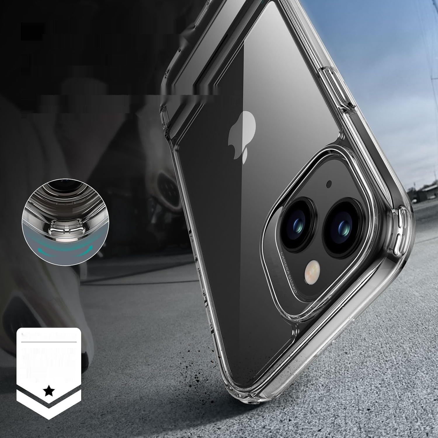 ESR Etui iPhone 15 Boost, Metalowa podstawka, Wojskowa ochrona