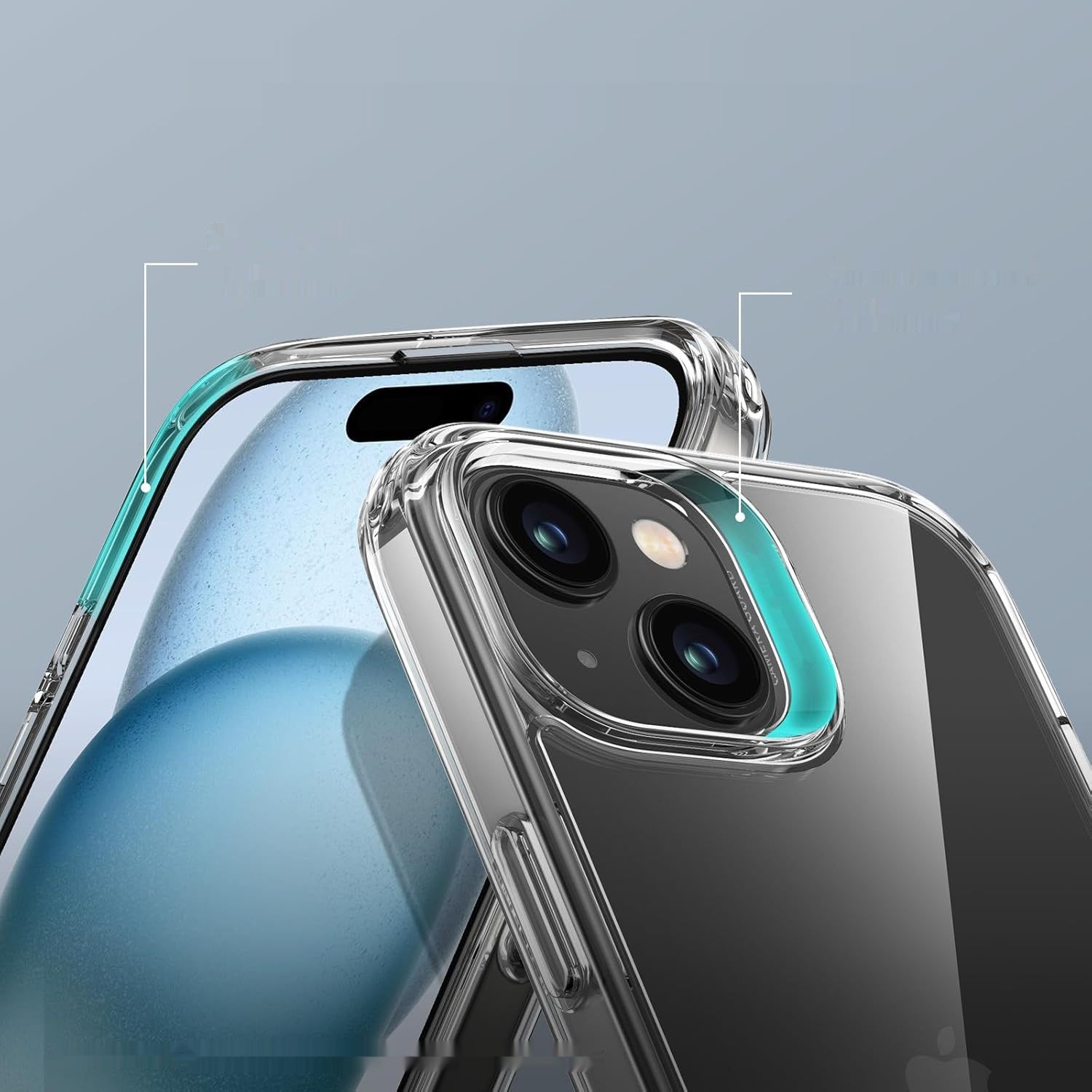 ESR Etui iPhone 15 Boost, Metalowa podstawka, Wojskowa ochrona