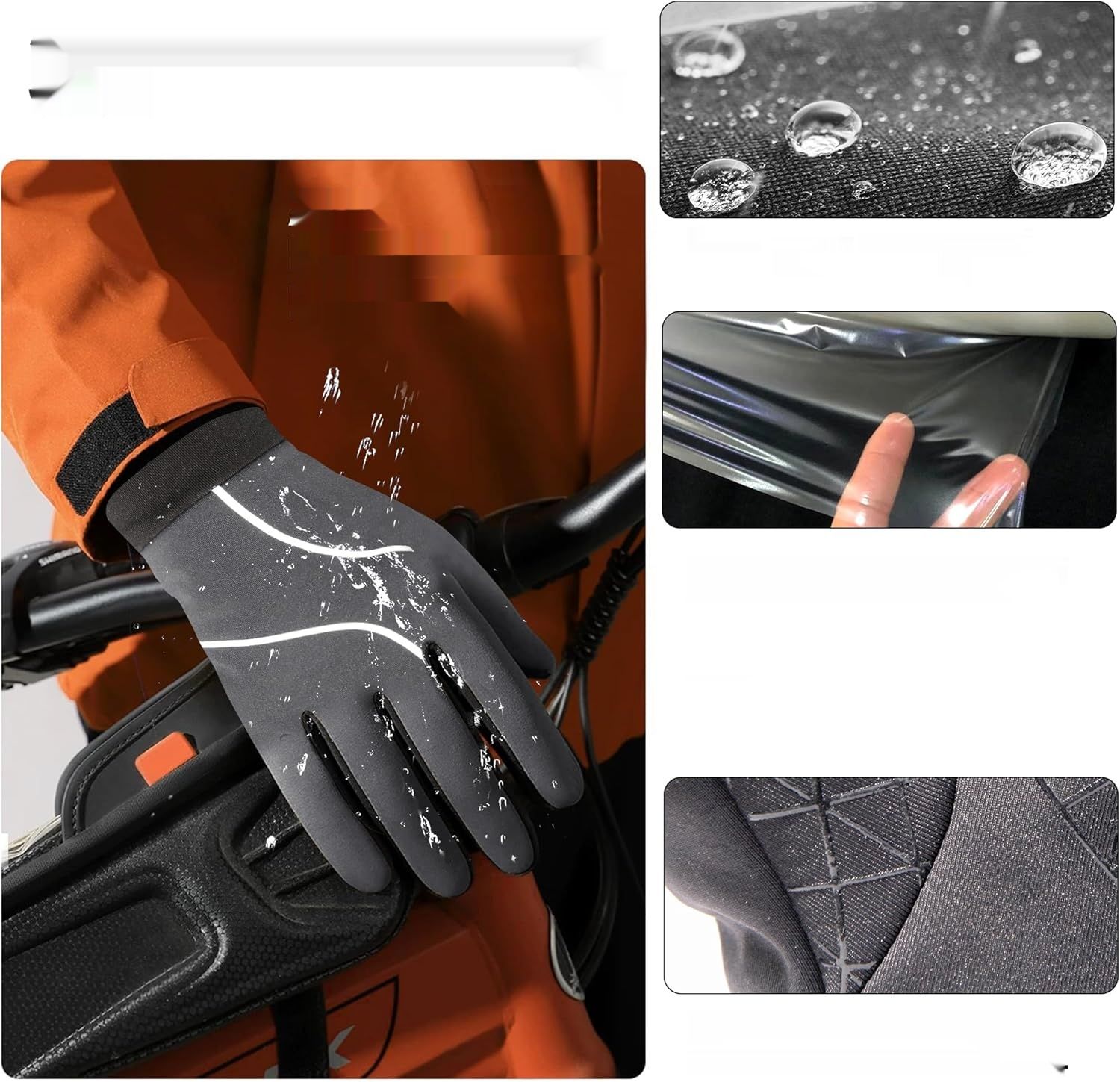 Origem Thermo 3M Thinsulate wodoodporne ocieplane rękawiczki dotykowe