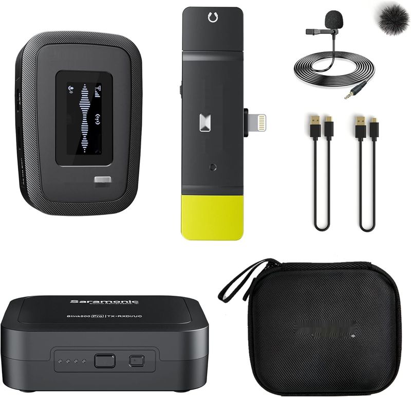 Saramonic Blink500 Pro B3 Bezprzewodowy Mikrofon Lavalier Dual Channel dla iOS