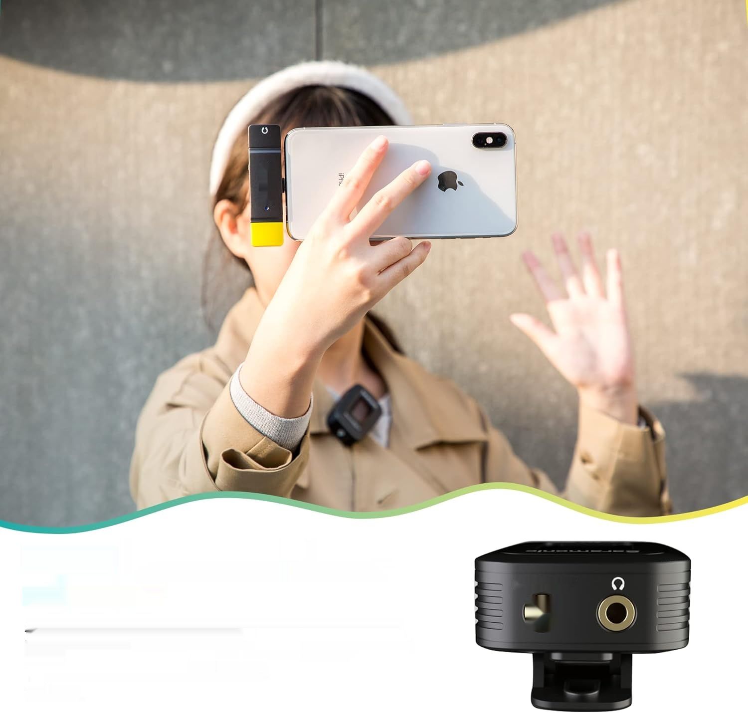 Saramonic Blink500 Pro B3 Bezprzewodowy Mikrofon Lavalier Dual Channel dla iOS