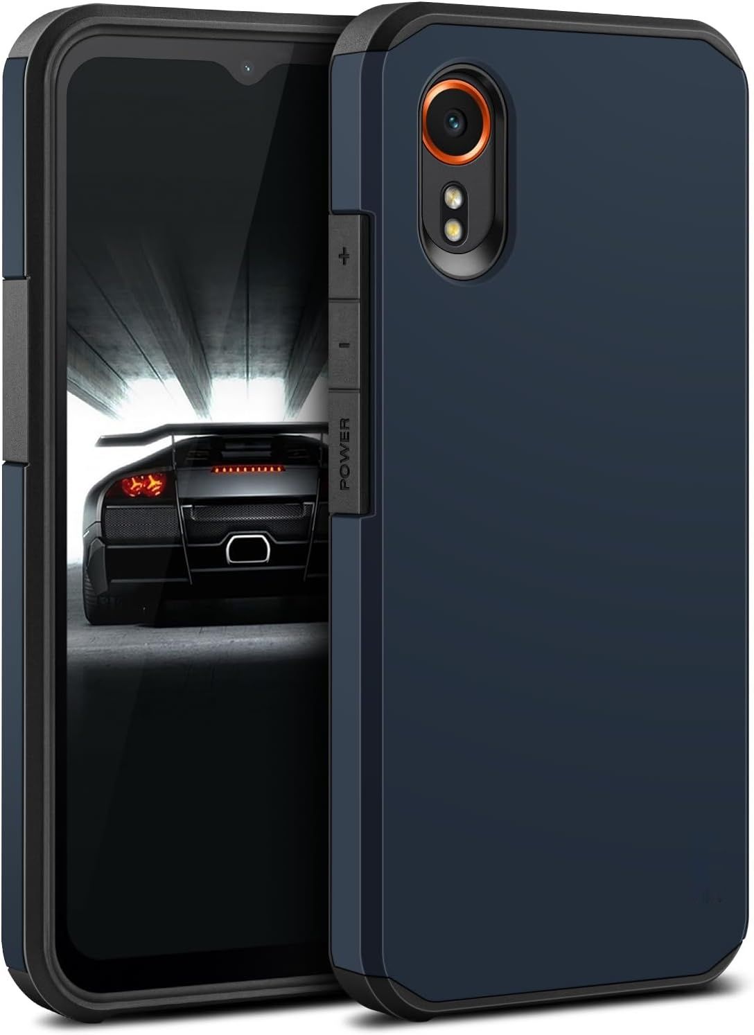 BEZ Etui na Samsung Xcover7, amortyzujące, wytrzymałe, ciemnoniebieskie