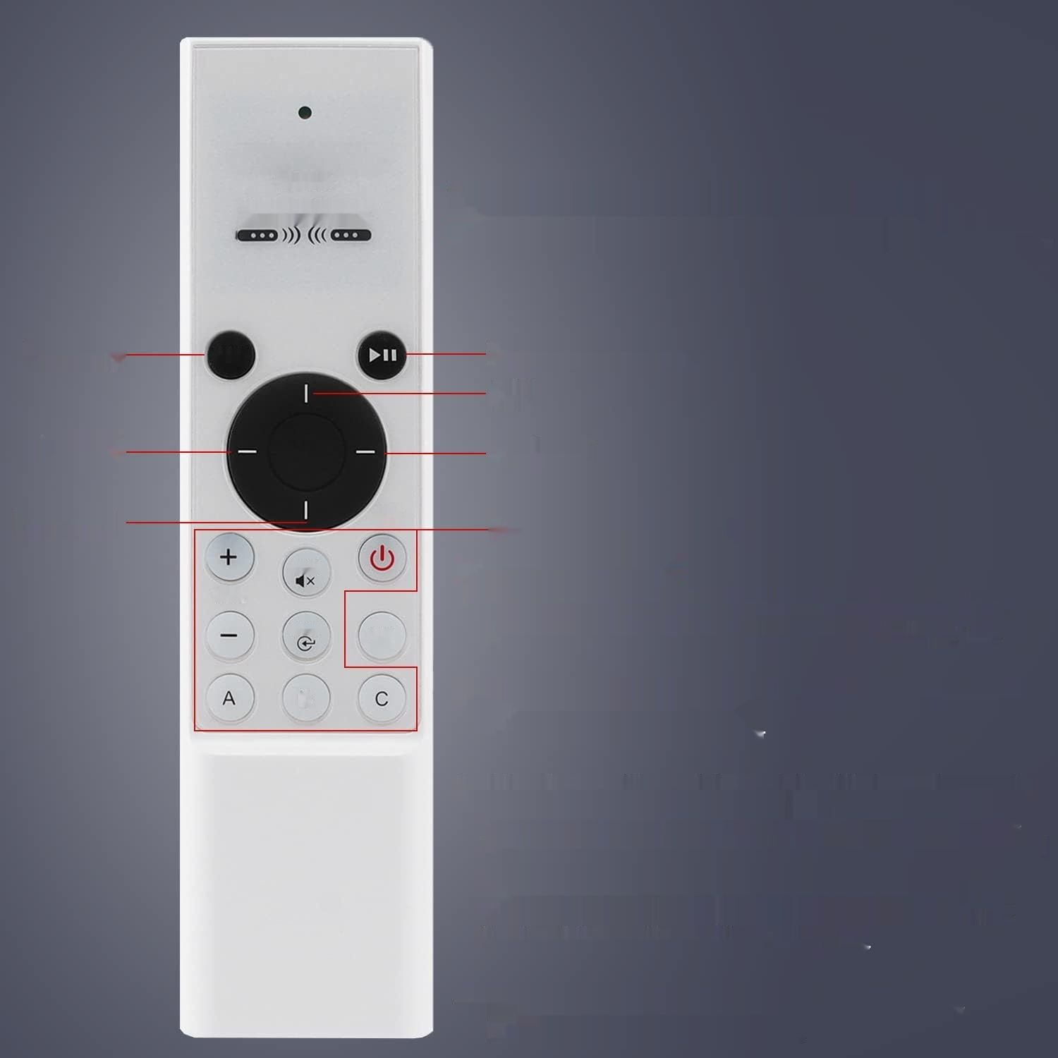 YiBiChin Nowy pilot do Apple TV Box MC377LL/A A1294 A1156, TV4 4K, 4th TV HD