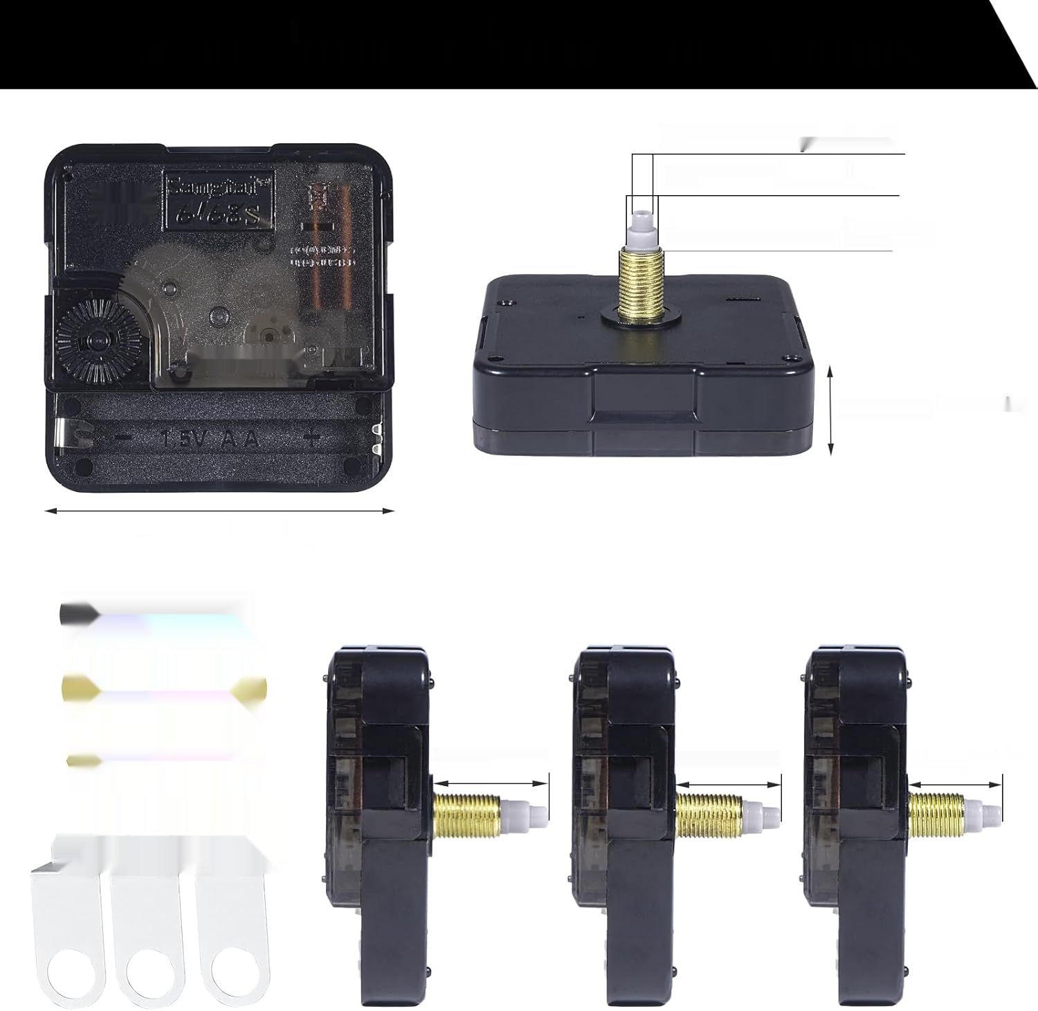 CoKeeSun Zestaw Mechanizmu Zegarowego na Ścianę, Samodzielny Montaż
