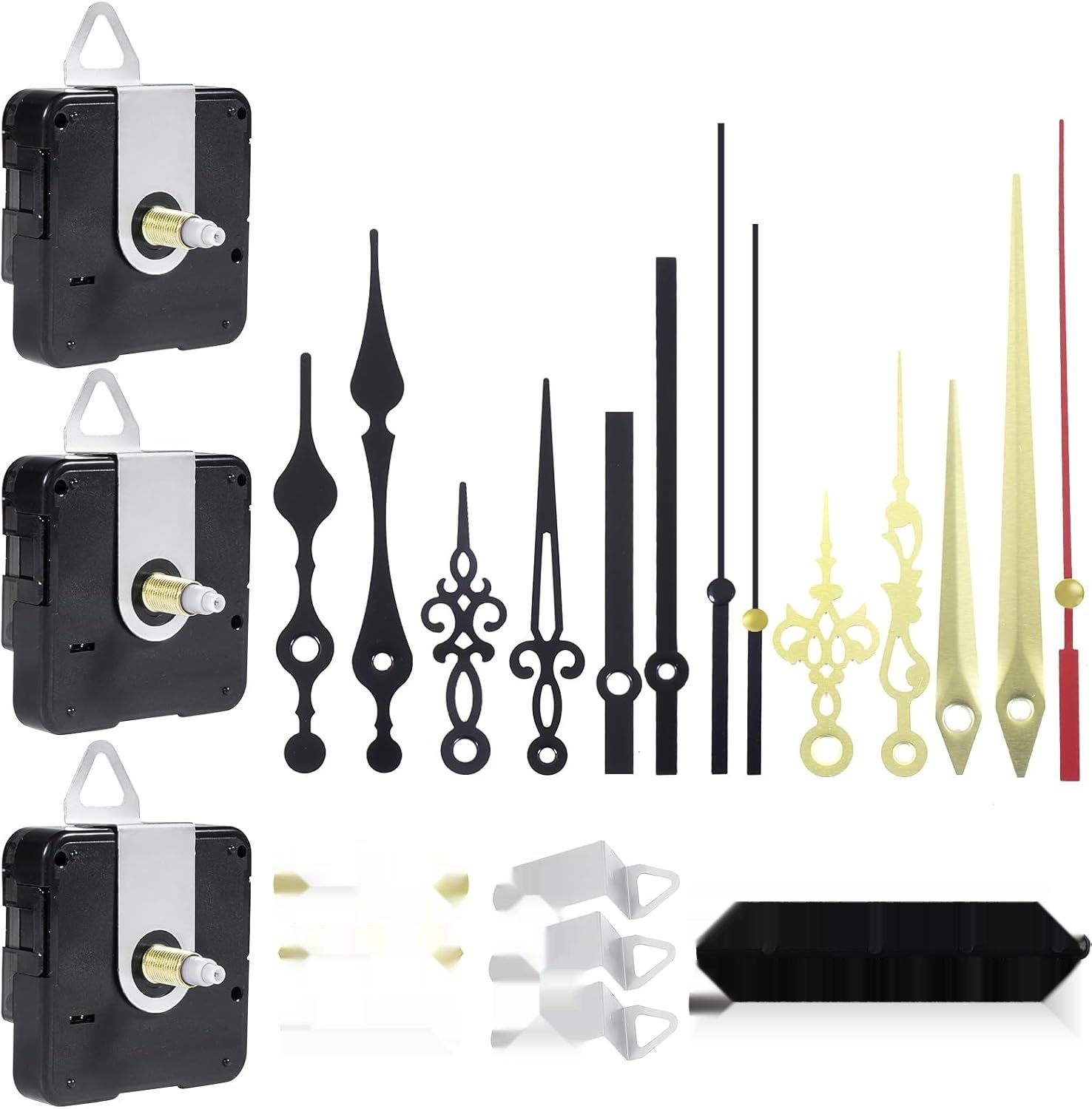 CoKeeSun Zestaw Mechanizmu Zegarowego na Ścianę, Samodzielny Montaż