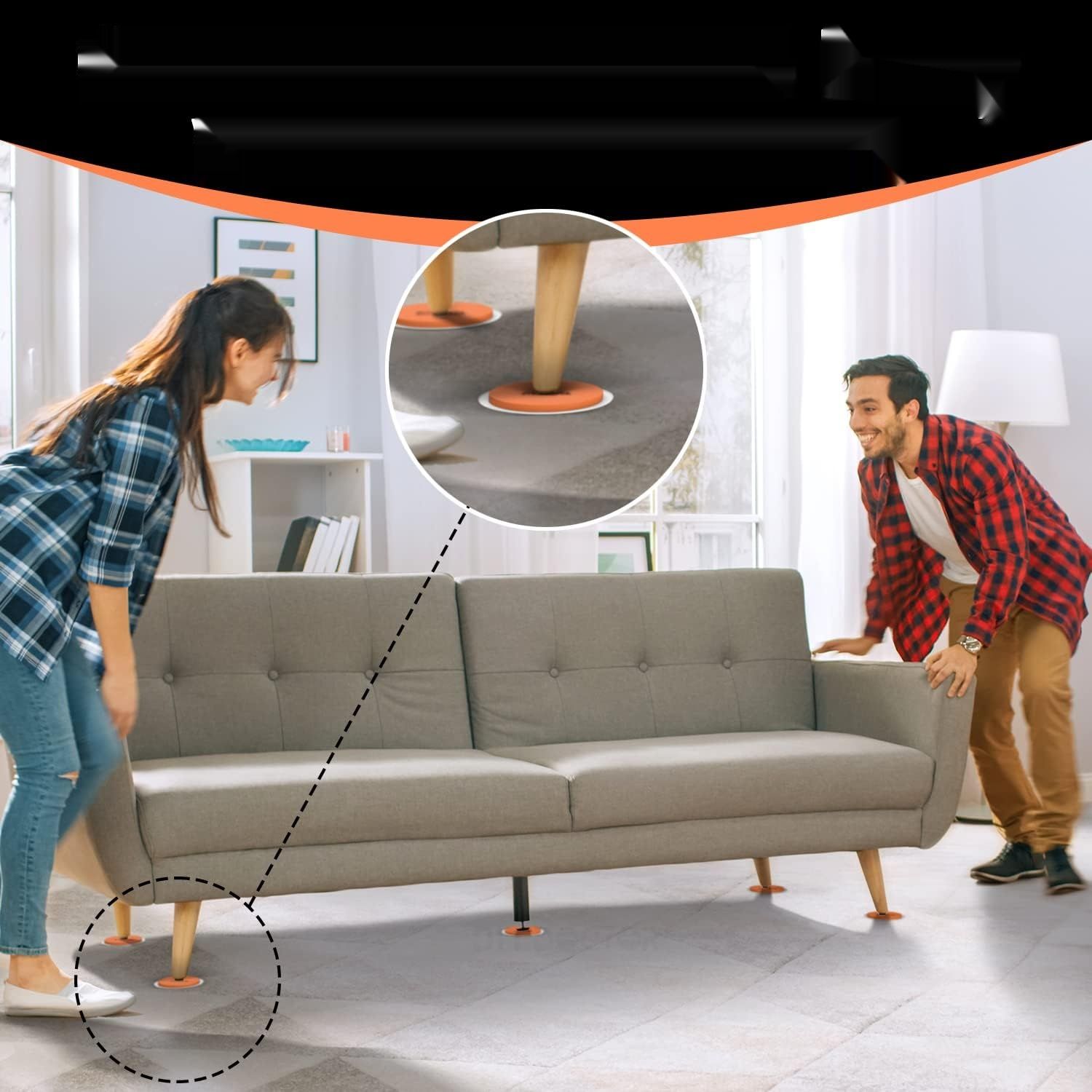 DIY Doctor Deluxe Ślizgacze (15 Jednostek) – Ślizgacze do Mebli