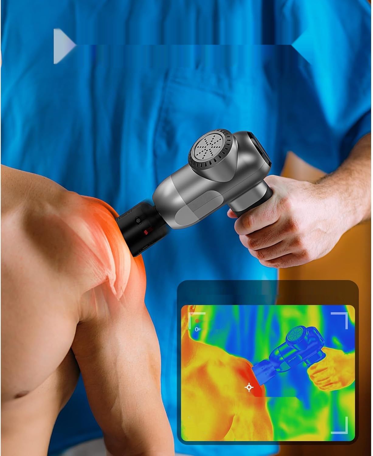 Pistolet Bob i Brad C2 Pro Masażer do głębokich tkanek, terapia cieplna