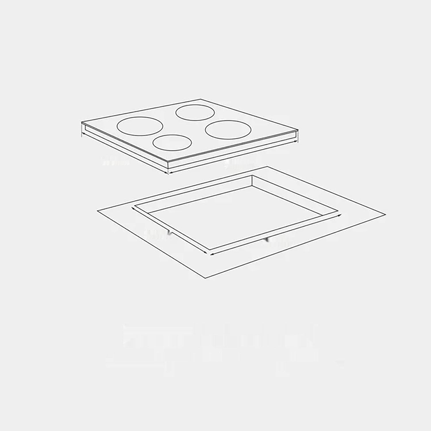 Katro Płyta indukcyjna 7200W, 4 palniki, 60 cm