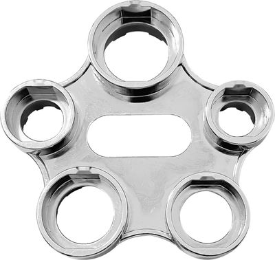 QILUCKY Klucz do montażu aeratora, 10 rozmiarów, stop cynku, srebrny