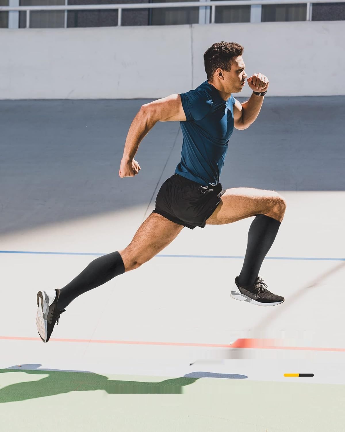 CAMBIVO 3 pary skarpet kompresyjnych, kolor szary, rozmiar XXL