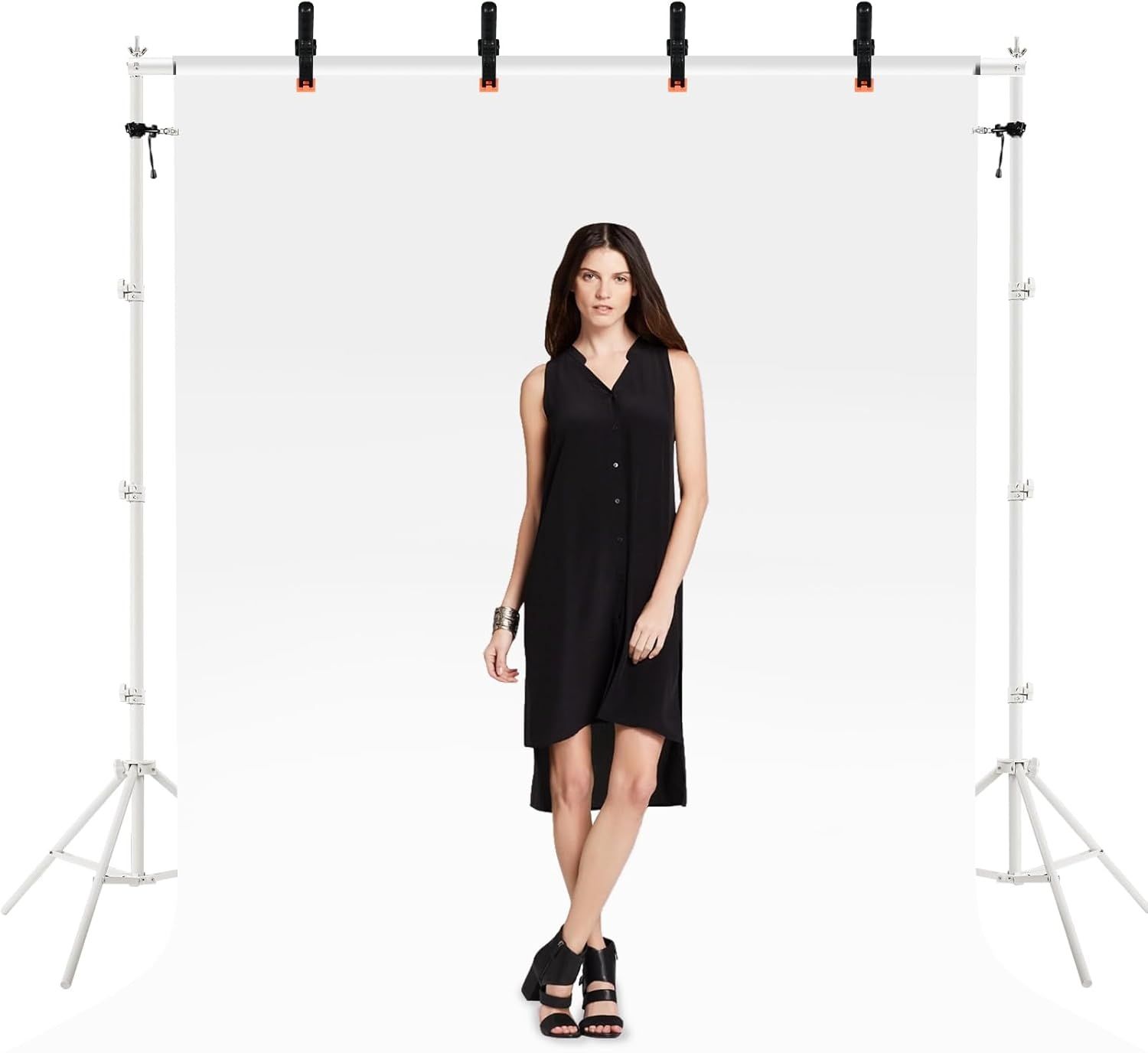 BENOISON Statyw do Tła Fotograficznego - 2,6 x 3 m Regulowany System Tła