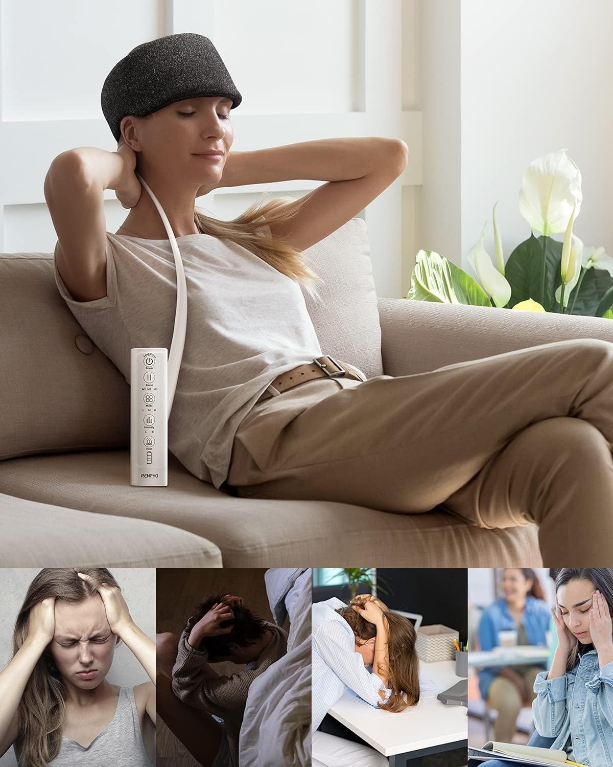 RENPHO Elektryczny Masażer Do Głowy