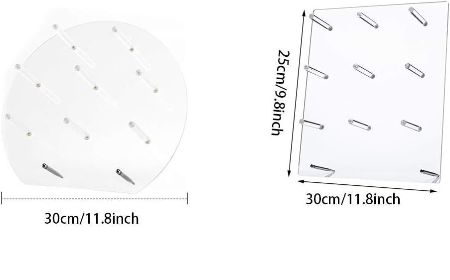 POHOVE Stojak na Pączki Akrylowy przezroczysty prostokątny