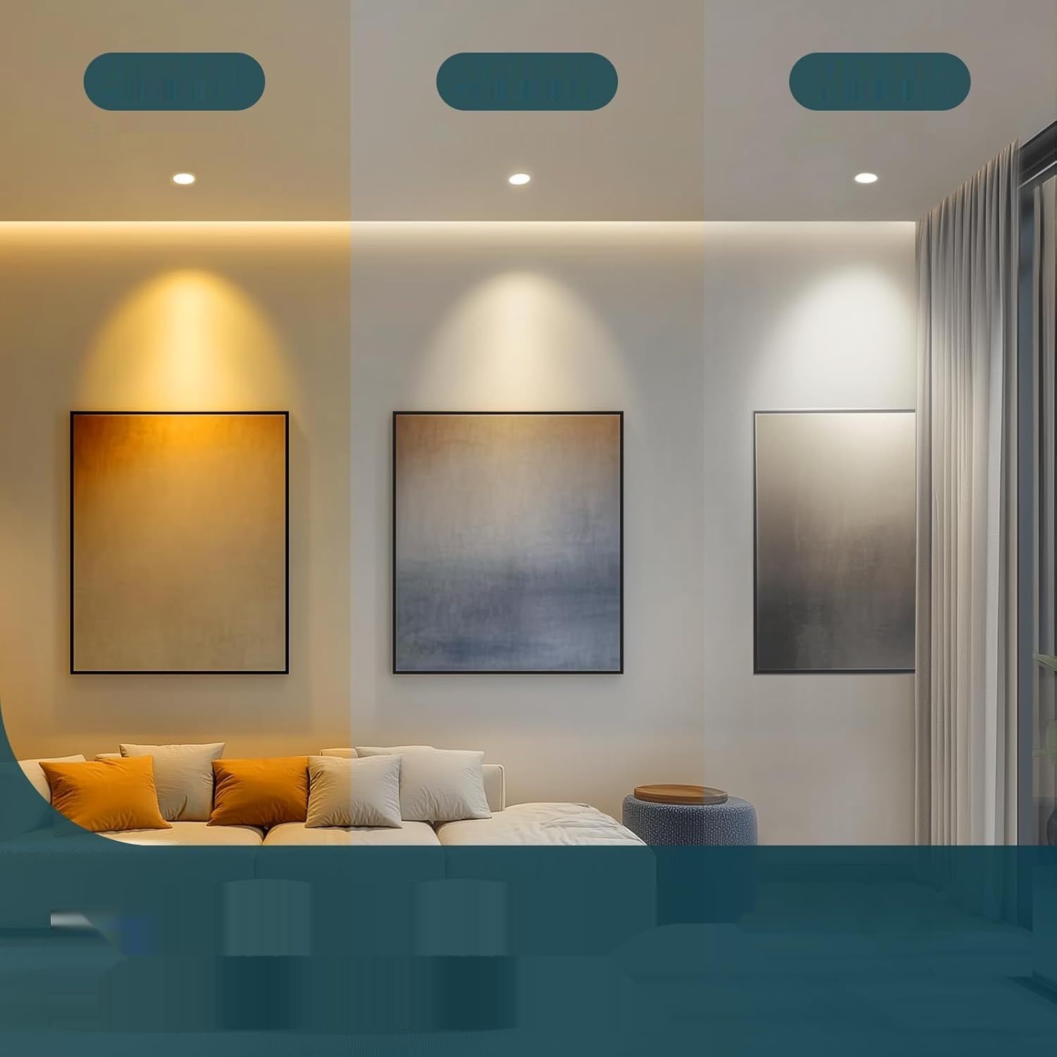 Linkind GU5.3 MR16 LED 5 W lampa 12 V, 2700 K, 36°, 520 lm, 5 sztuk