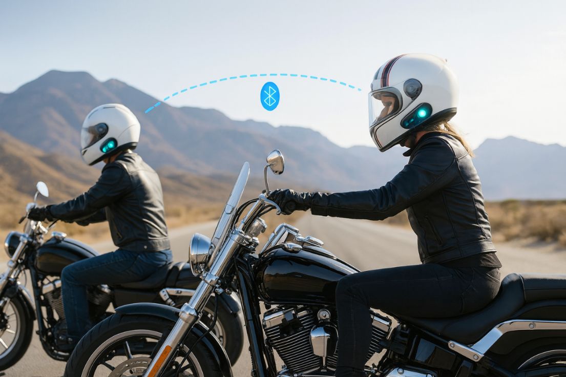 Zestaw słuchawkowy do hełmu motocyklowego Bluetooth z mikrofonem Interkom