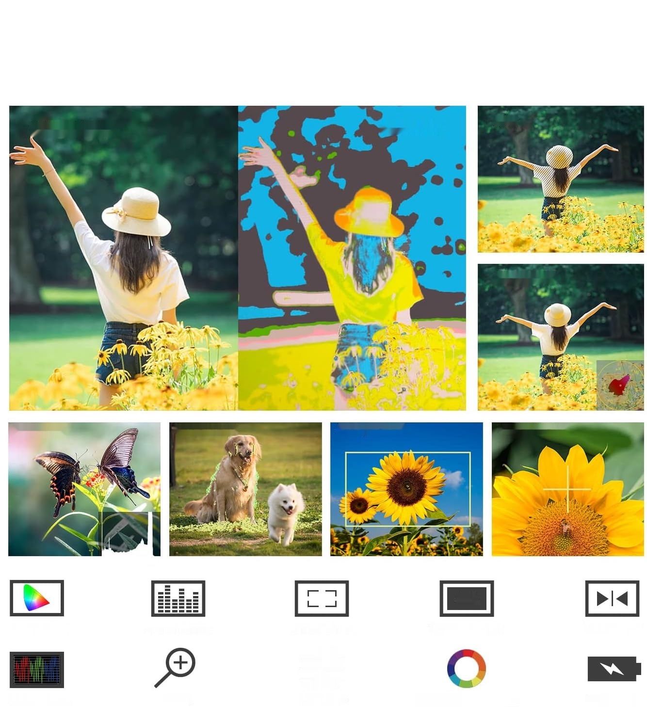 Godox GM55 Monitor dotykowy do kamery 5,5&quot; 4K HDMI Monitor wideo.