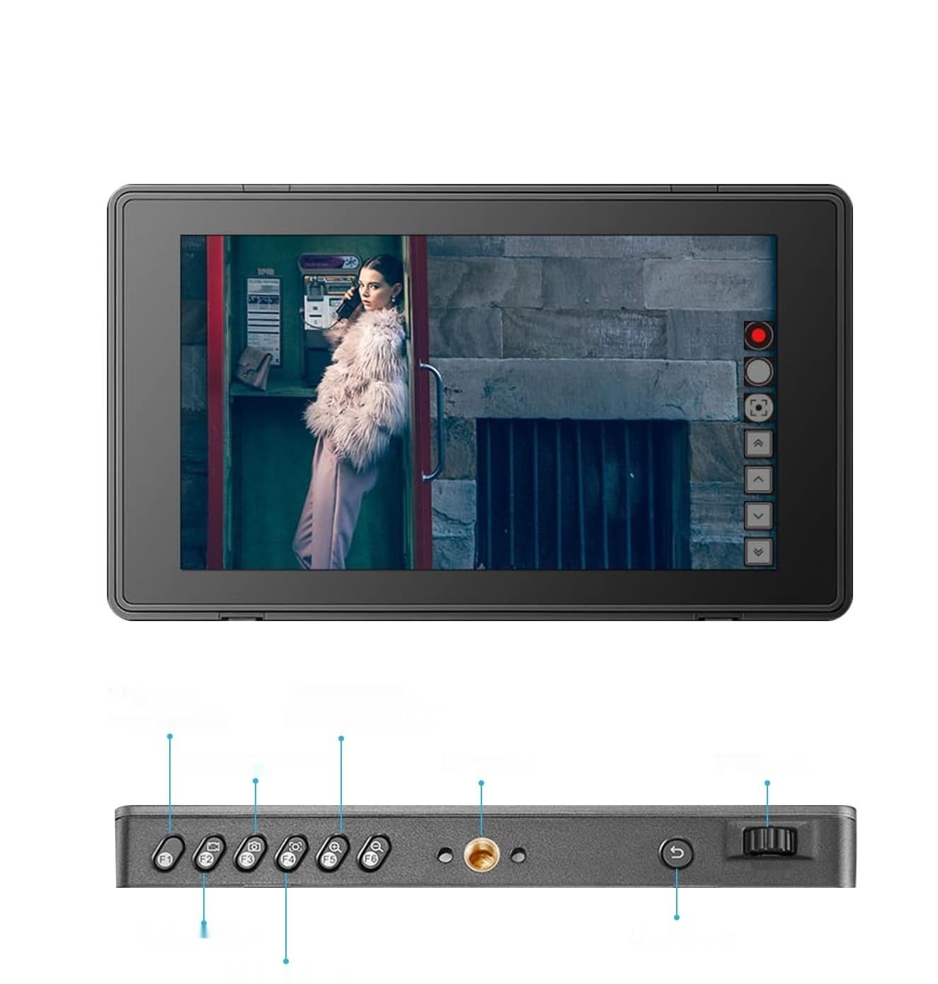 Godox GM55 Monitor dotykowy do kamery 5,5&quot; 4K HDMI Monitor wideo.