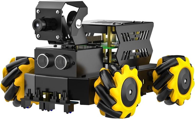 Yahboom Zestaw Samochodowy Robot dla RPi-5 Wspiera Ros2 Humble Version