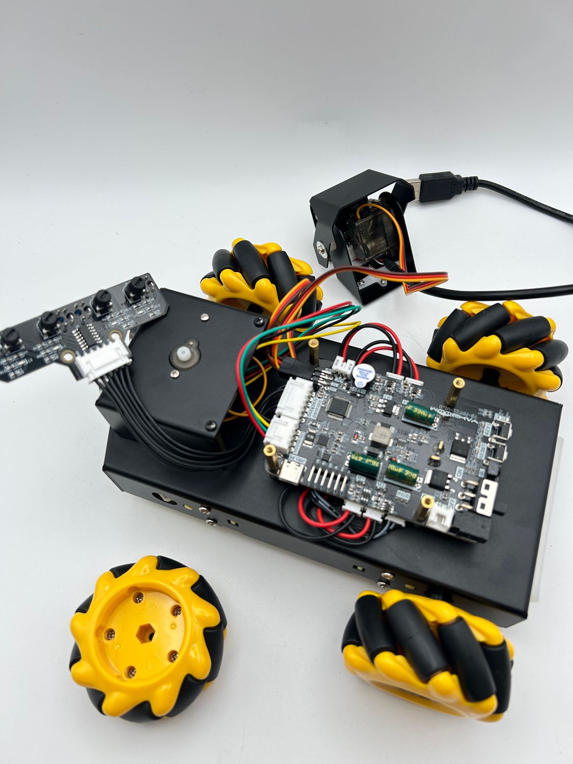 Yahboom Zestaw Samochodowy Robot dla RPi-5 Wspiera Ros2 Humble Version