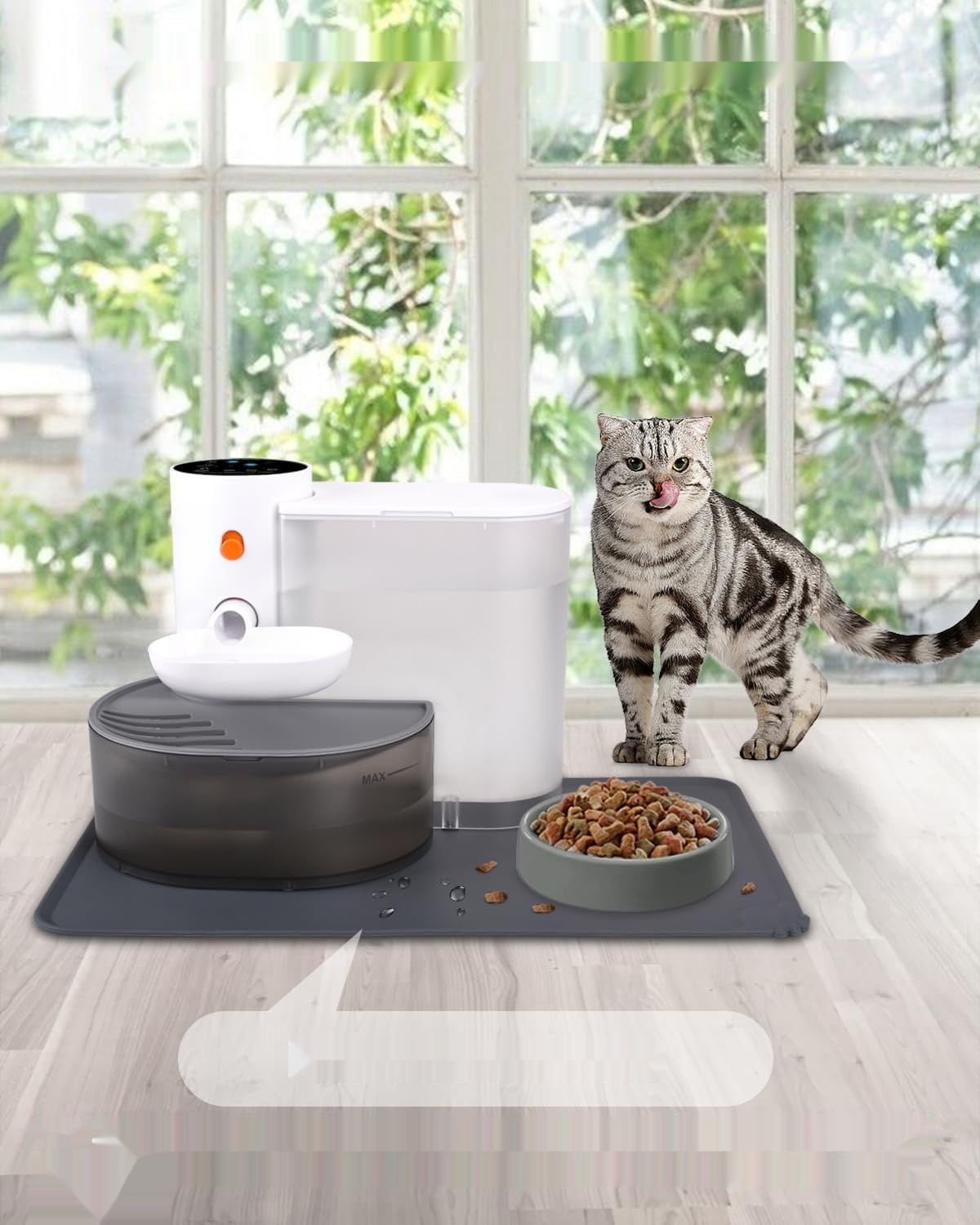 Fontana dla kotów GOYJOY, ultra cicha, 3 l