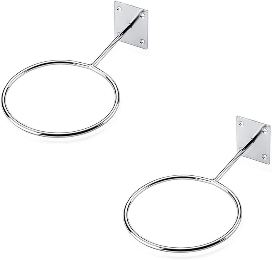 Weyying 2 sztuki stojaków do koszykówki do montażu na ścianie