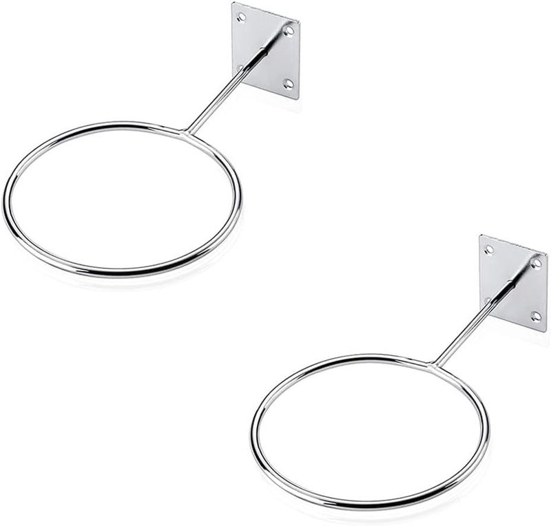 Weyying 2 sztuki stojaków do koszykówki do montażu na ścianie