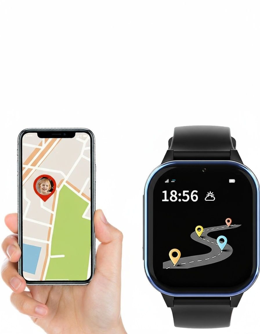 PTHTECHUS Zegarek Dziecięcy 4G