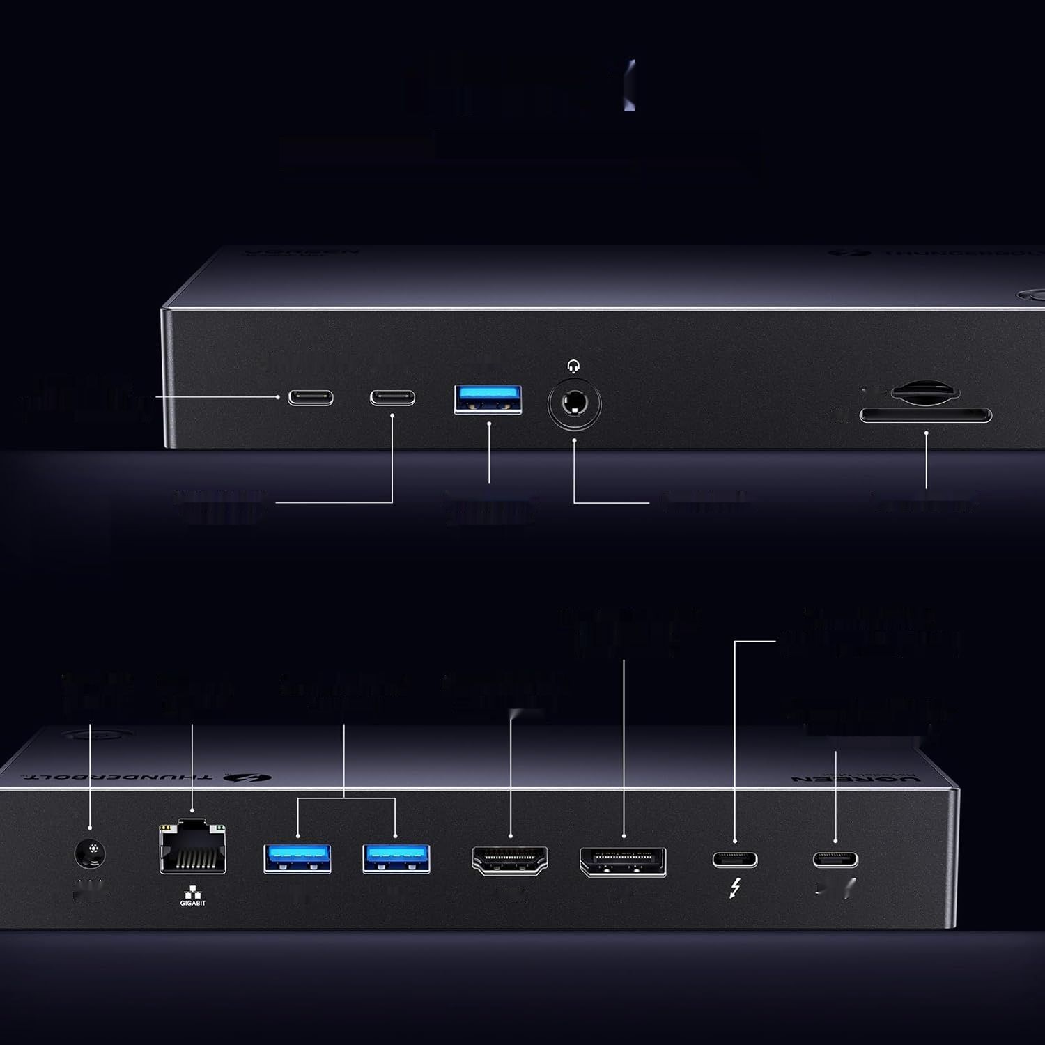 UGREEN Revodok Max 313 Stacja Dokująca z Thunderbolt 4 40Gbps
