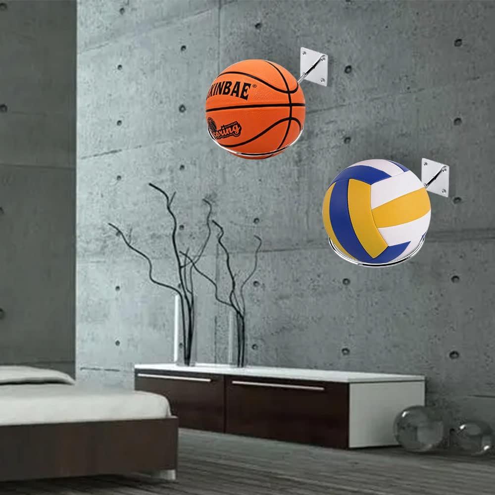 Weyying 2 sztuki stojaków do koszykówki do montażu na ścianie