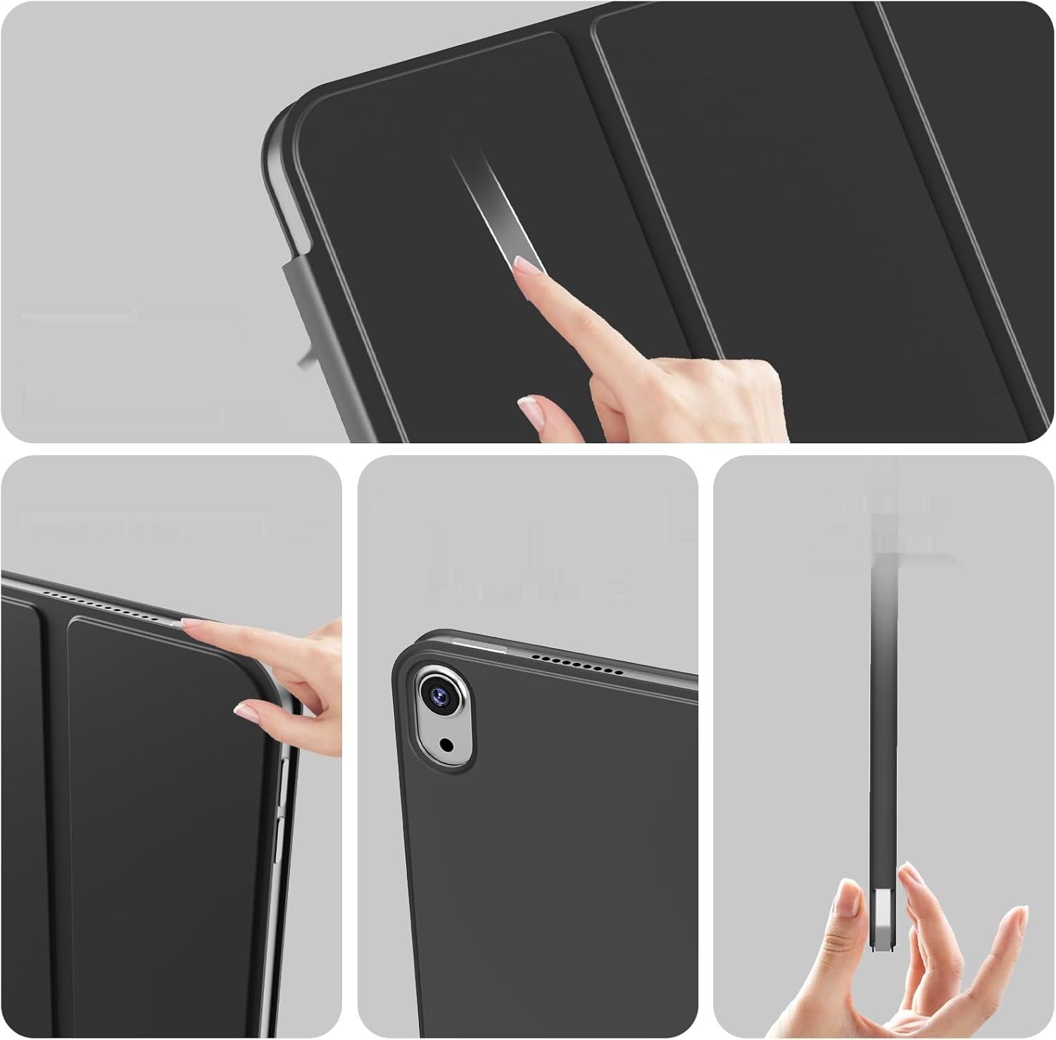 ZOYU Etui do iPada 10. generacji 2022, 10,9 cala, czarne