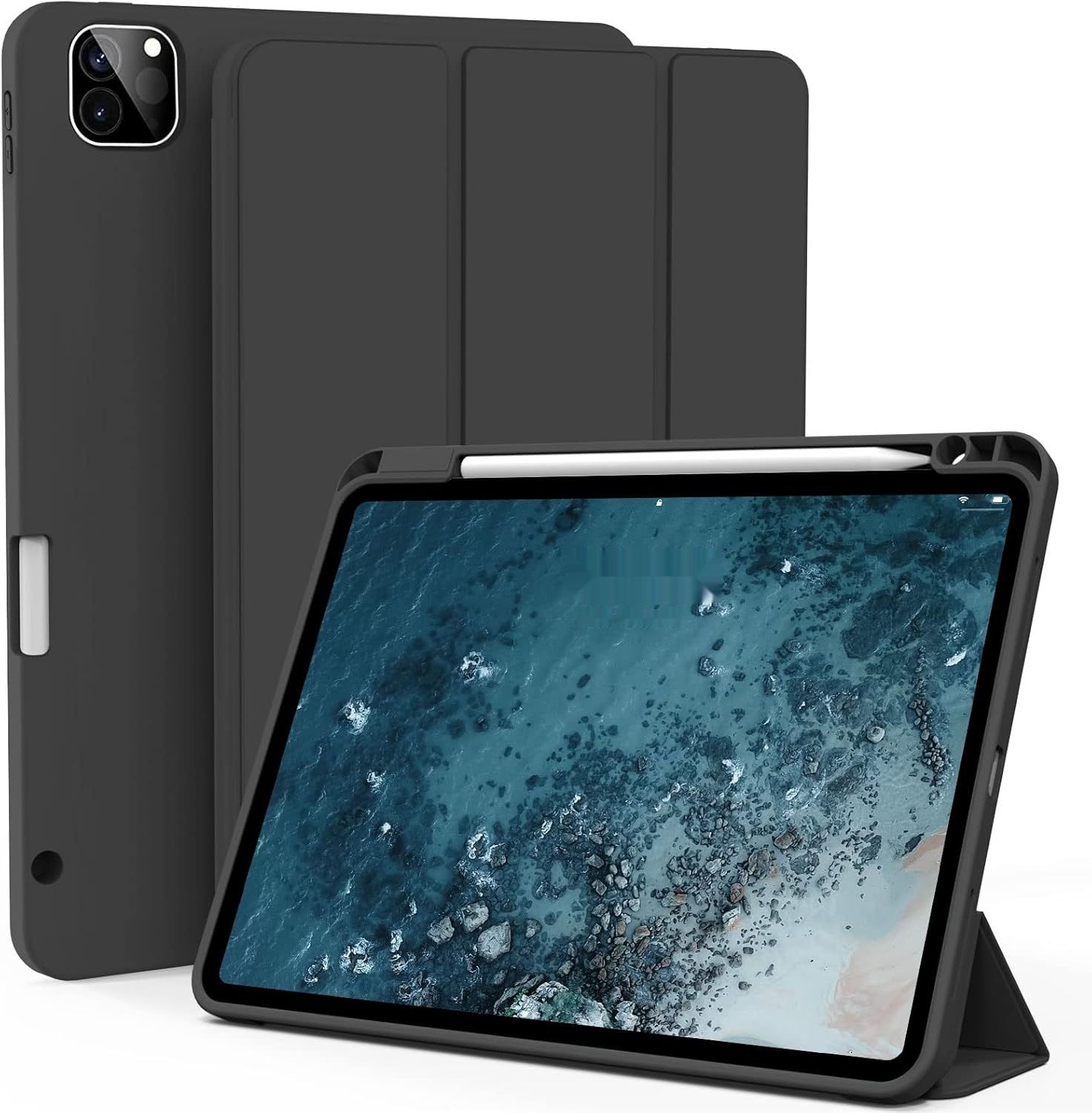 ZOYU etui na iPad Pro 12,9 cala 6./5./4 generacji, czarne