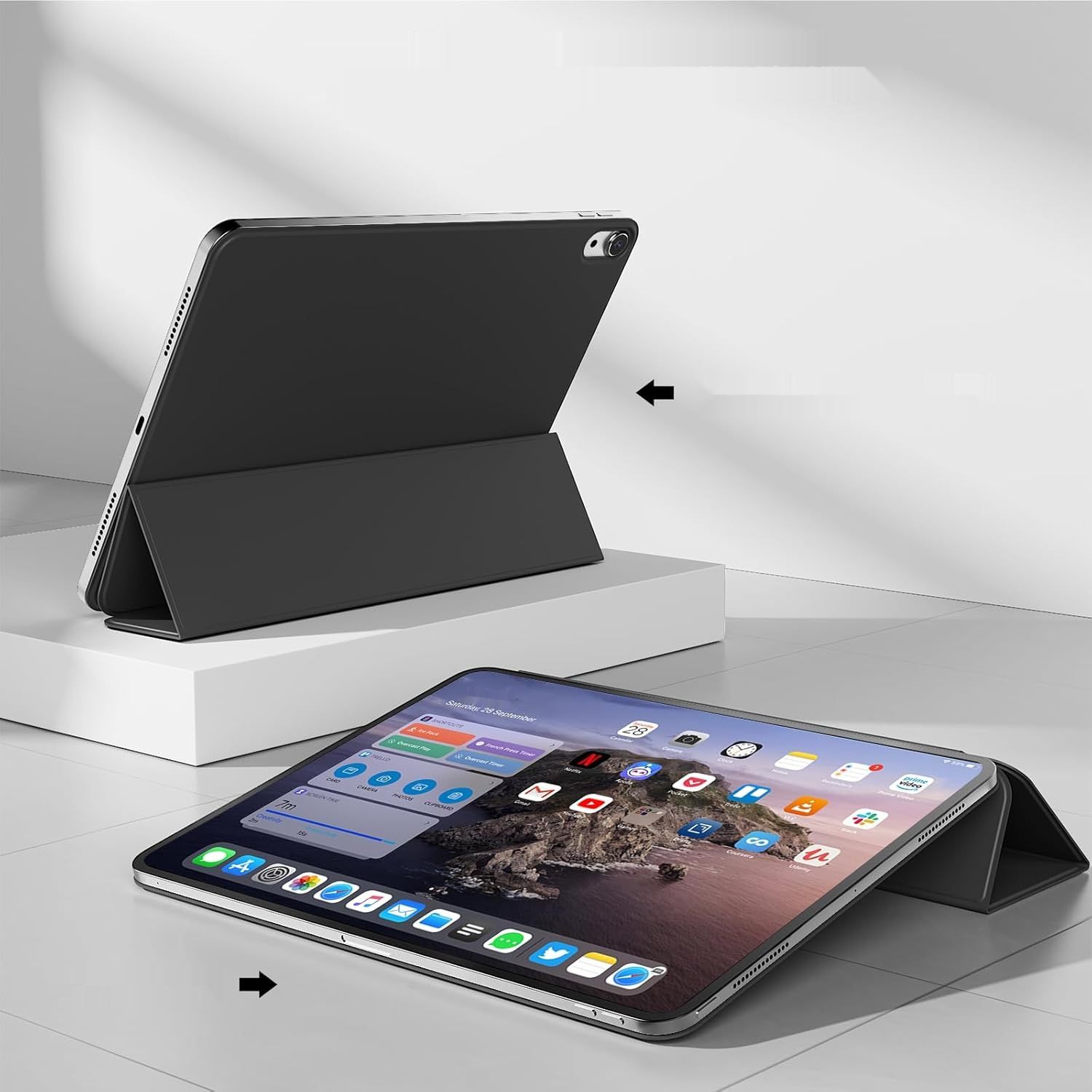 ZOYU Etui do iPada 10. generacji 2022, 10,9 cala, czarne