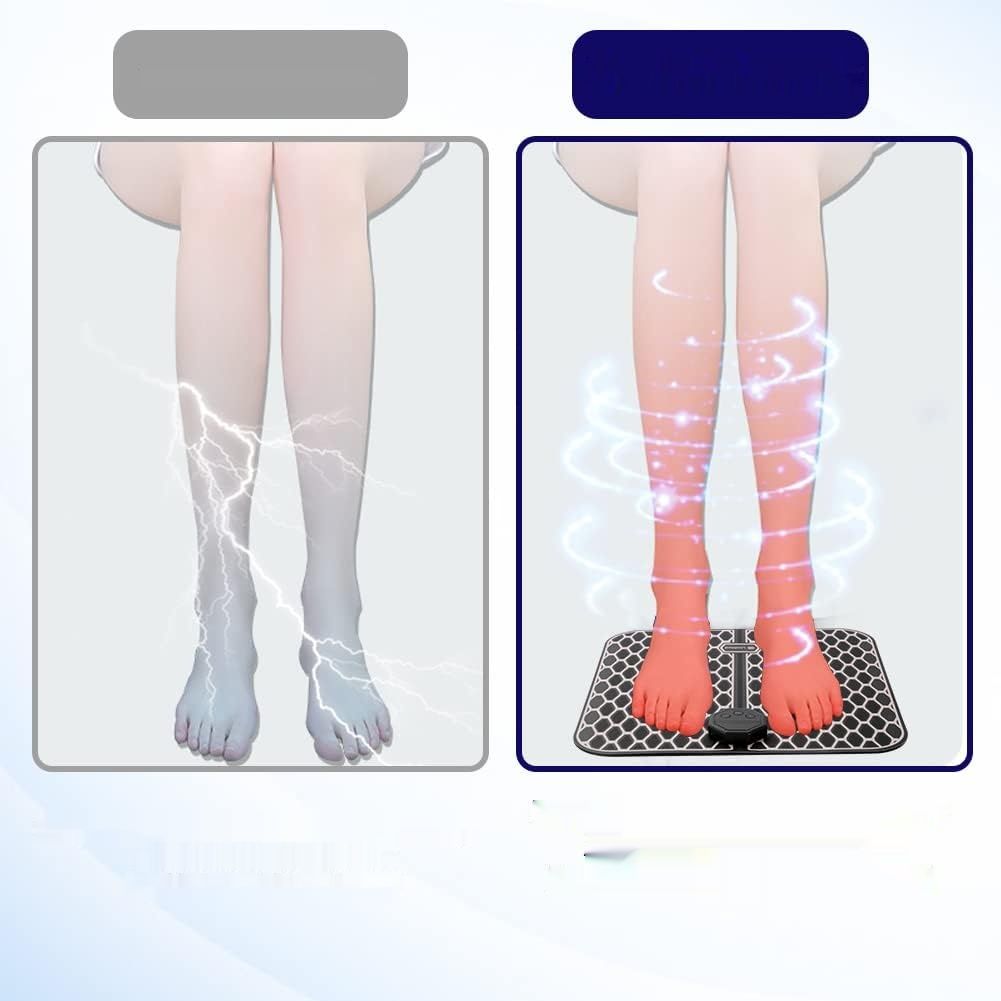 INHDBOX Masażer do Stóp EMS, Przenośny Masażer do Stóp z USB