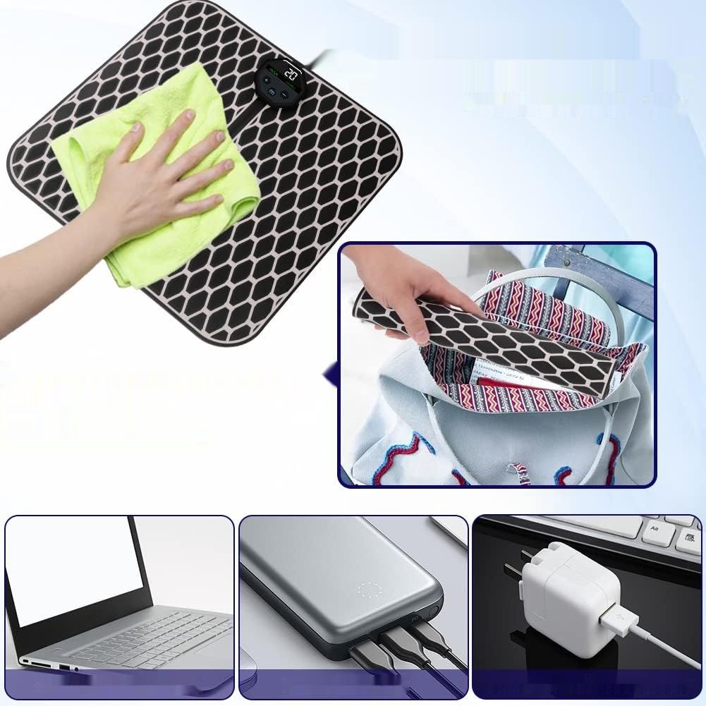 INHDBOX Masażer do Stóp EMS, Przenośny Masażer do Stóp z USB