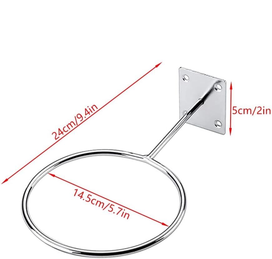 Weyying 2 sztuki stojaków do koszykówki do montażu na ścianie