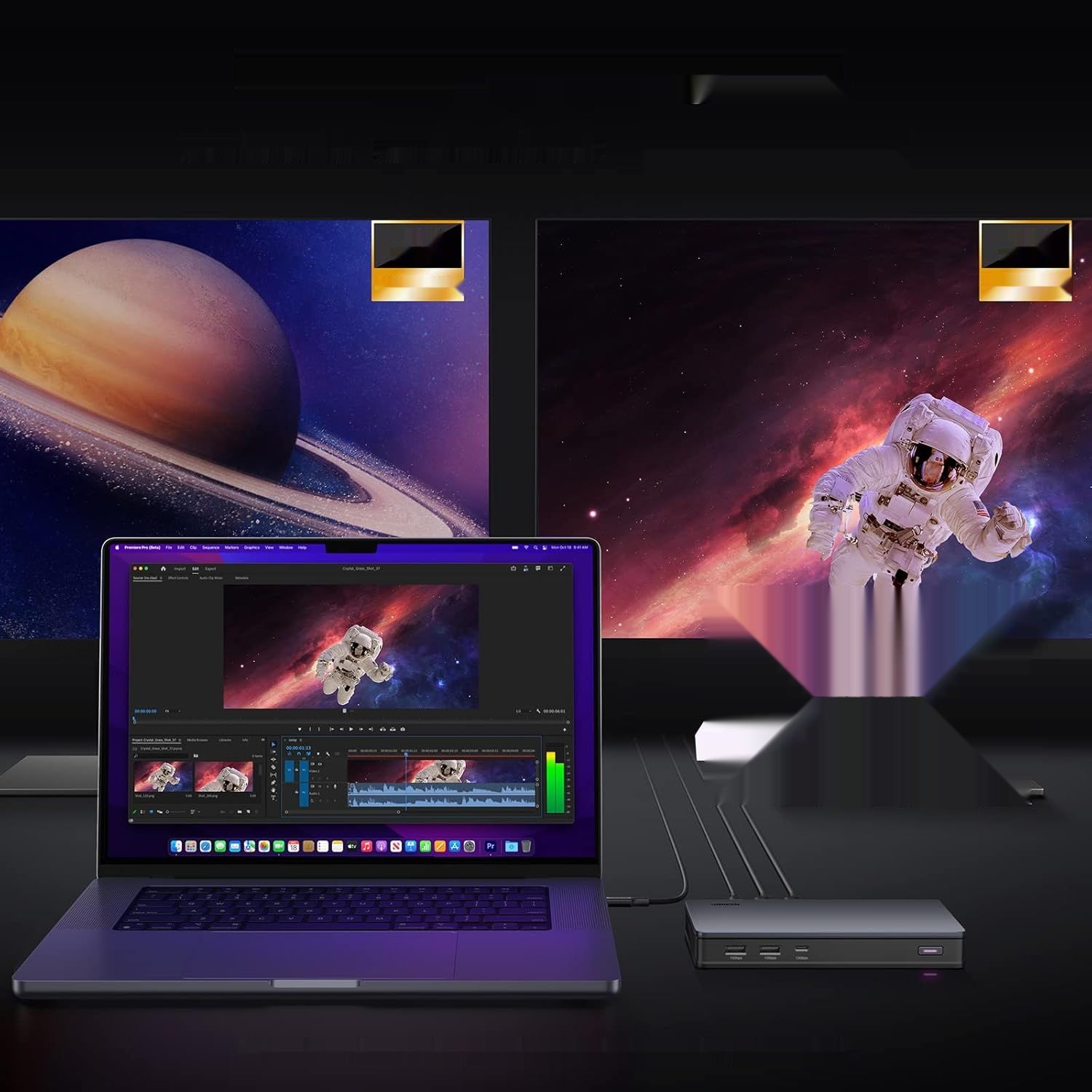 UGREEN Revodok Pro 209 10Gbps Stacja Dokująca USB C DisplayLink 9 w 1