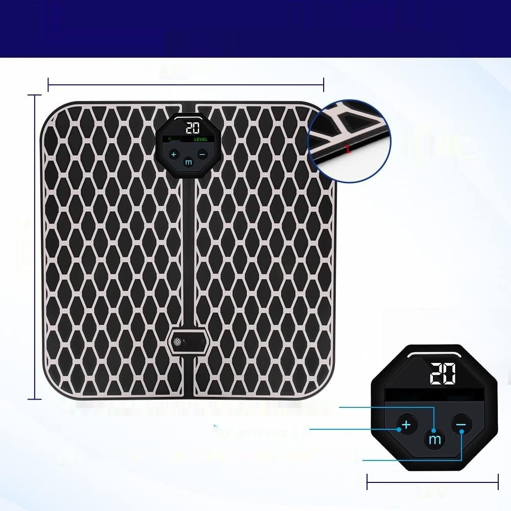 INHDBOX Masażer do Stóp EMS, Przenośny Masażer do Stóp z USB