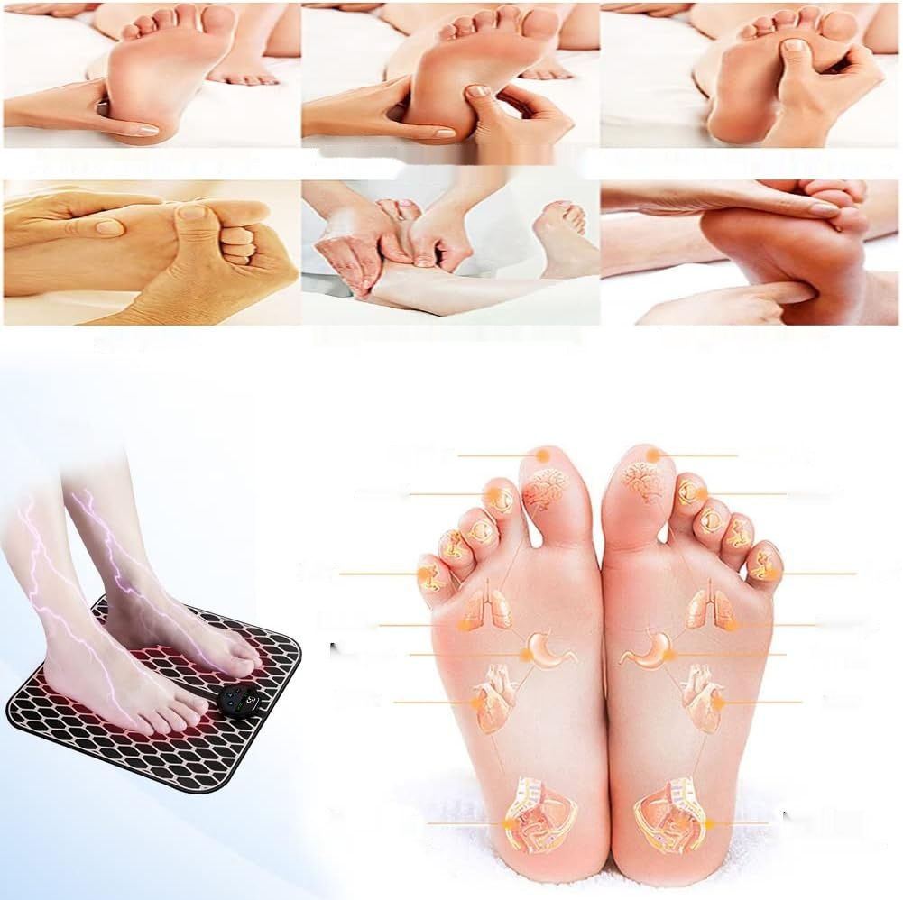 INHDBOX Masażer do Stóp EMS, Przenośny Masażer do Stóp z USB