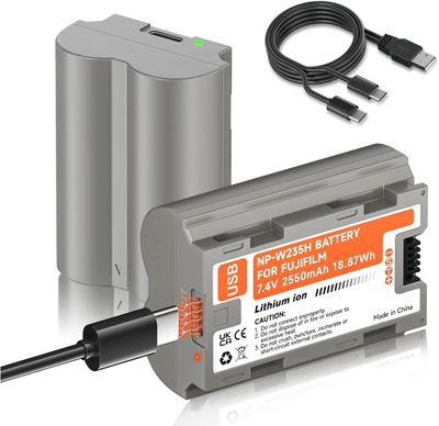 Mspalocell NP-W235 Bateria 2550mAh do Fujifilm X-T5 X-T4 X-S20