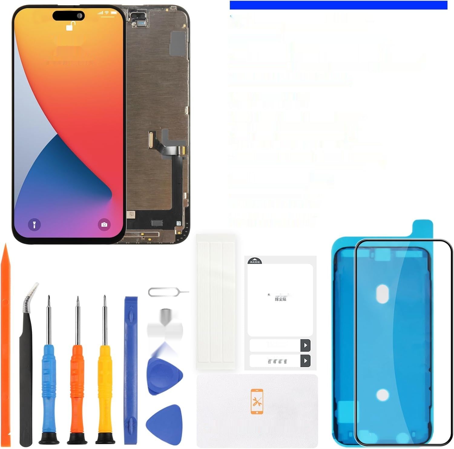 INCELL Wyświetlacz LCD do iPhone 15 Plus Ekran 6,7 cala Full HD