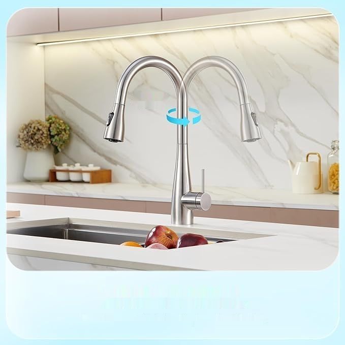 ubeegol Wydłużana bateria kuchenna z 3 funkcjami natrysku