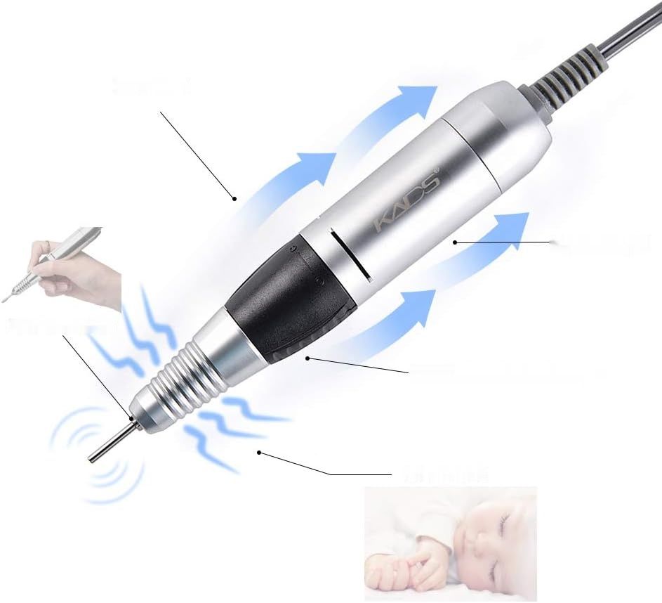 KADS 300-35000 RPM Biała Profesjonalna Frezarka do Paznokci