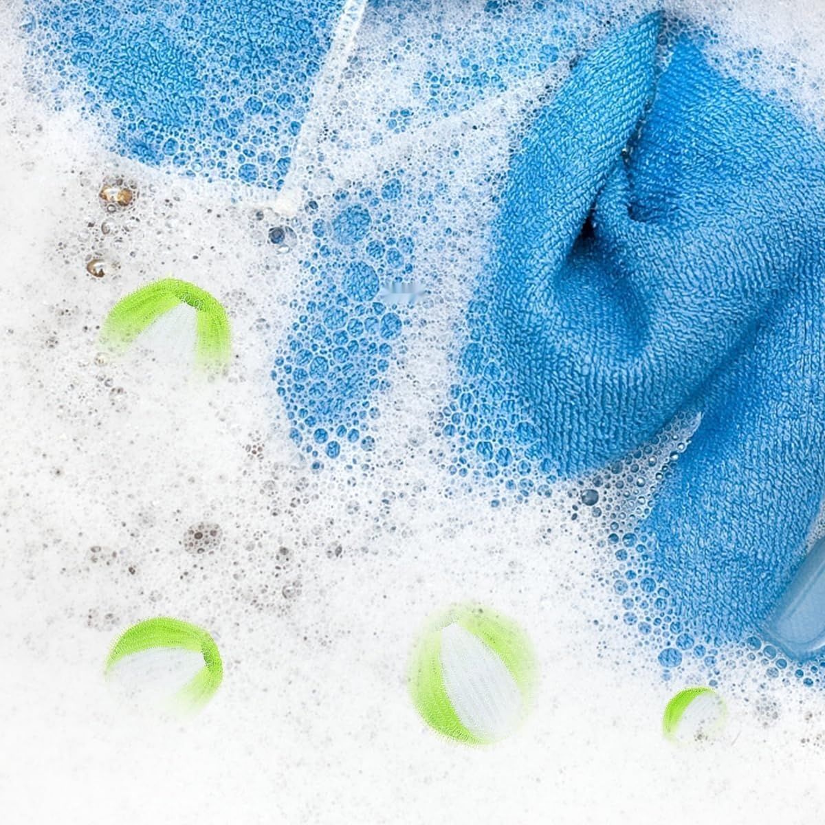 Wielokrotnego użytku kulki do zbierania kłaczków - Zielone (Zestaw 16 sztuk)