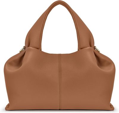 Oscaurt Torebka Damska PU Skórzana Torebka brązowy