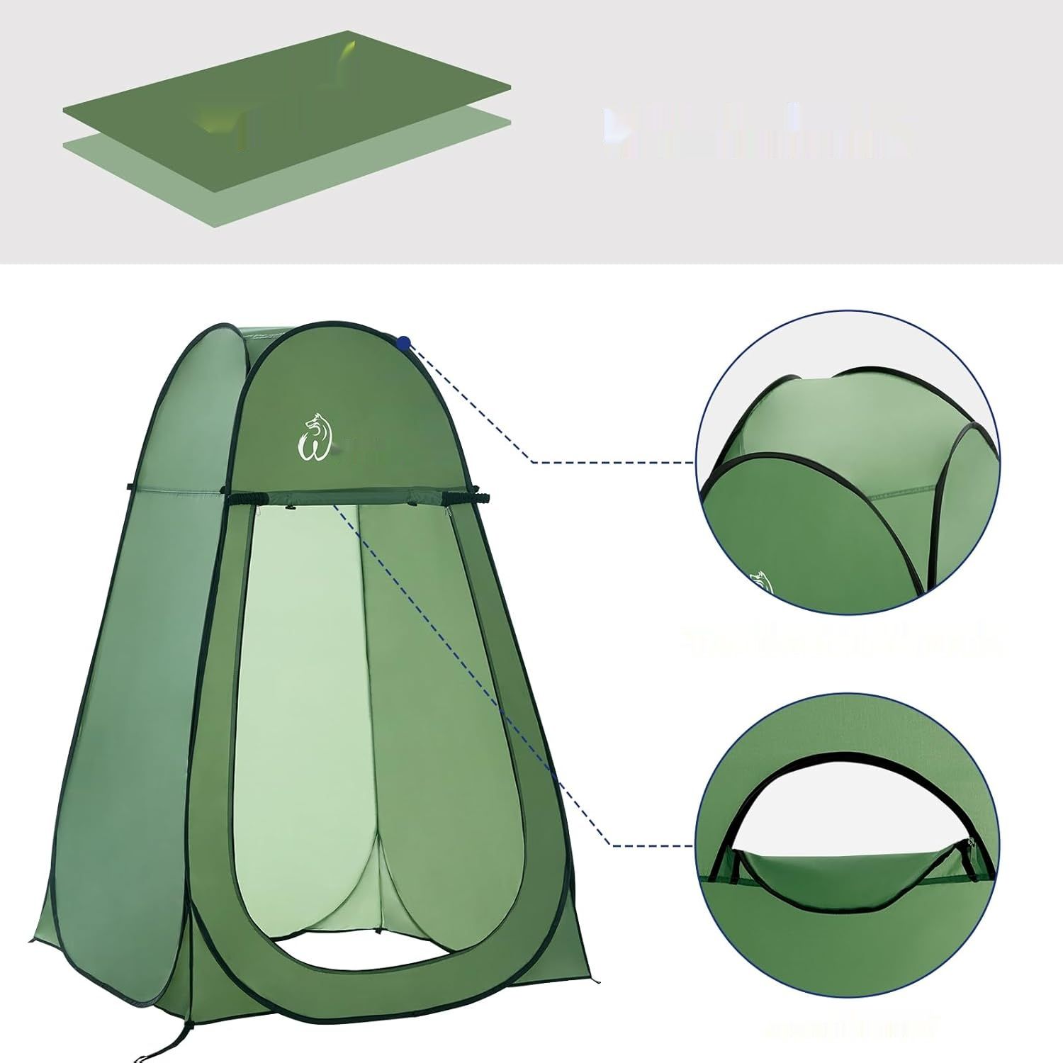 WolfWise Prysznicowy Namiot Toaletowy Plaża Przenośna Przebieralnia