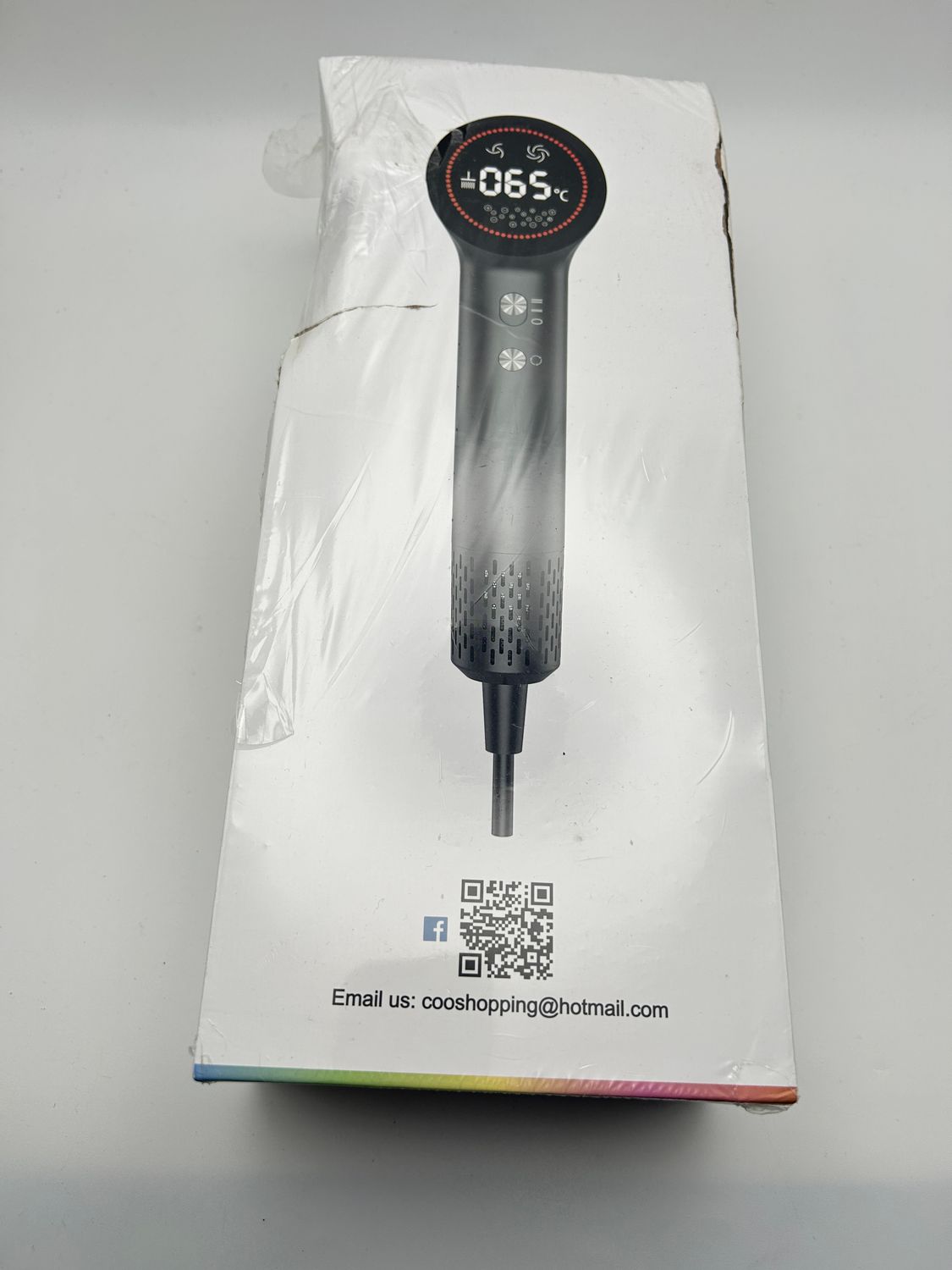 Profesjonalna Suszarka do Włosów z Plazmą 400 Milionów (Ciemnoszary)