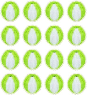 Wielokrotnego użytku kulki do zbierania kłaczków - Zielone (Zestaw 16 sztuk)
